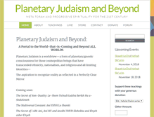 Tablet Screenshot of planetaryjudaism.org